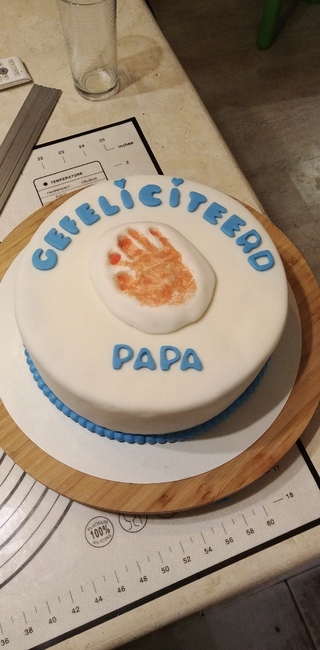 Fondanttaart met bavarois vulling