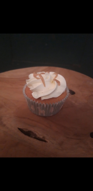 Winterappel cupcake