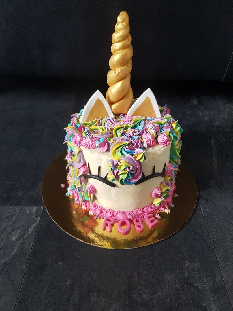 Unicorn taart