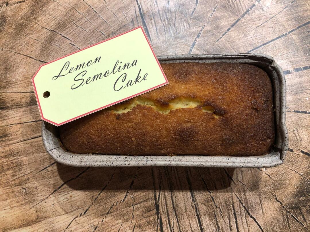 Lemon semolina cake
