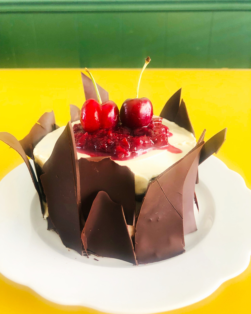 Koolhydraatarme BlackForest cake