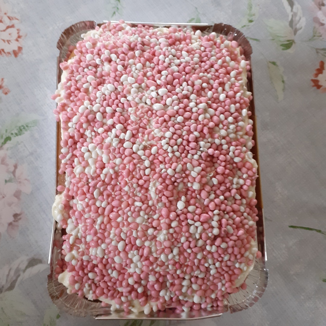 Heerlijke geboortecake