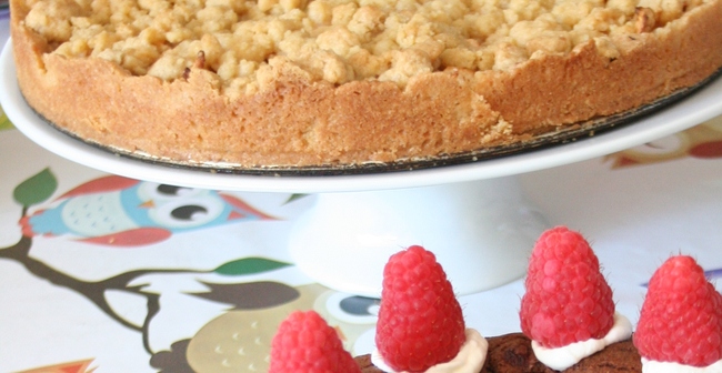 Appelkruimeltaart (eventueel met amandelspijs)