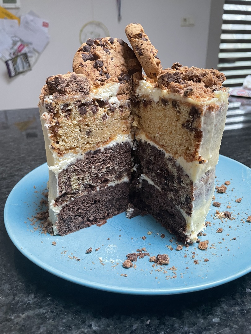 Chocolate chip stapeltaart