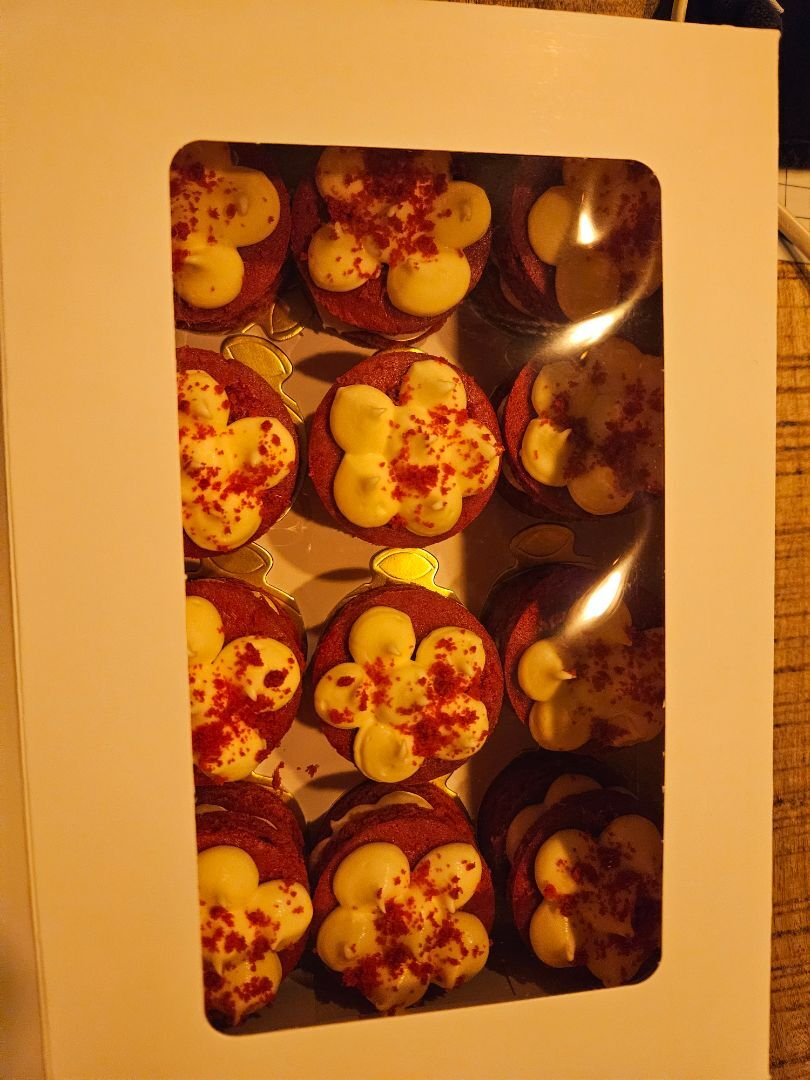 Red velvet gebakjes