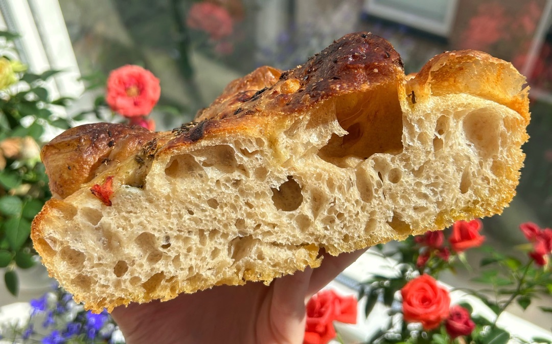 Sourdough focaccia