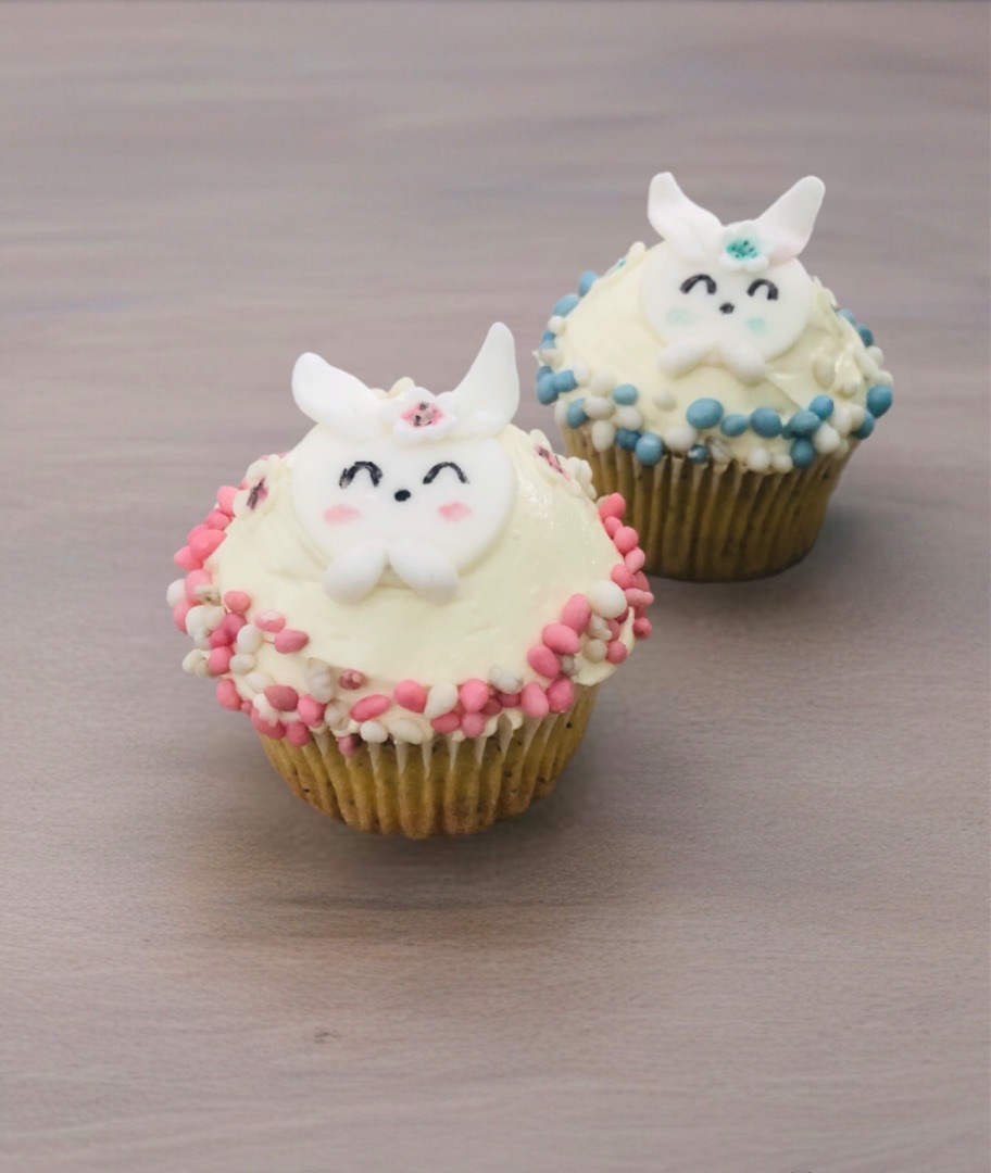 Happy Geboorte cupcakes