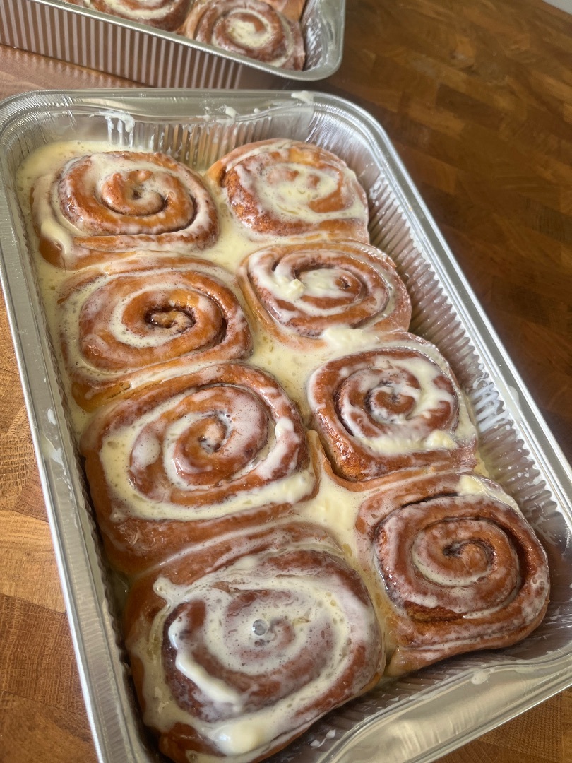 Grote smeuige cinnamon rolls