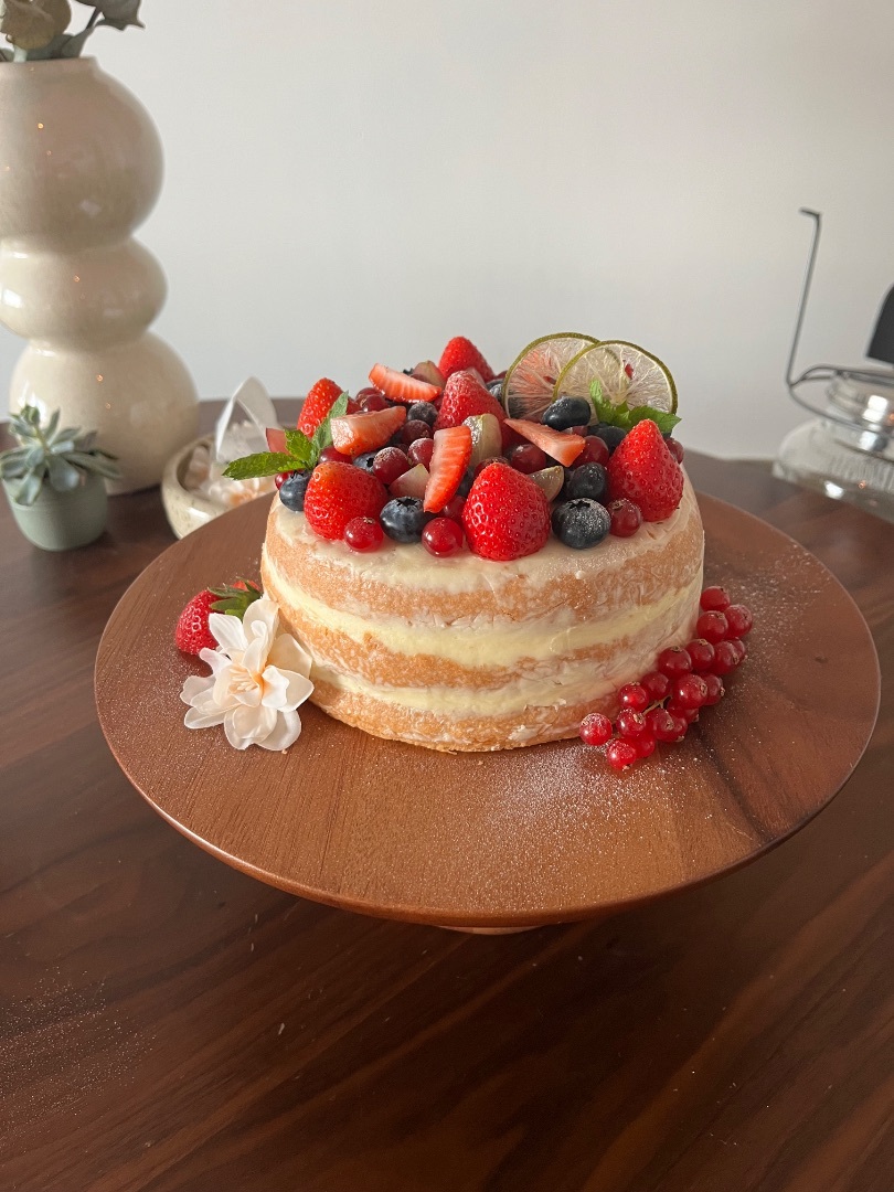 Taart van roodfruit