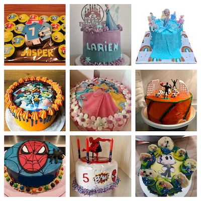 Verschillende taarten